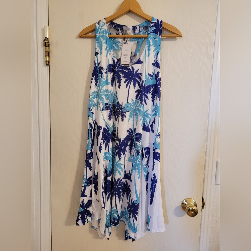MT Collection Palm Tree Sundress